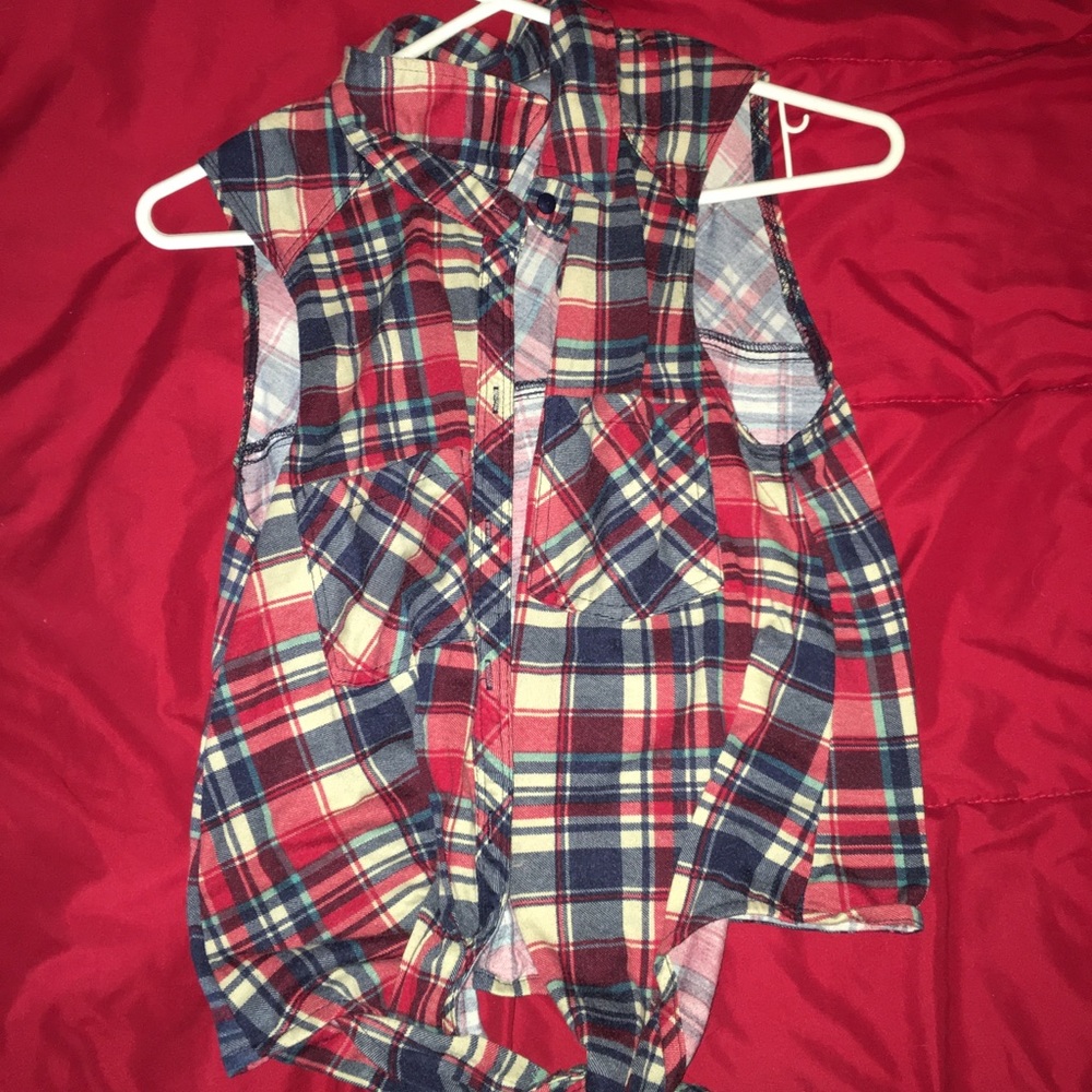 Button up tank top